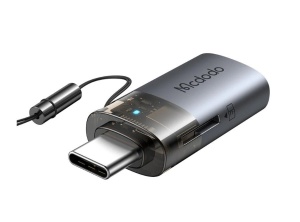 MCDODO OT-7600 ADAPTER 2U1 USB-A NA USB-C, SA ČITAČEM Kartica