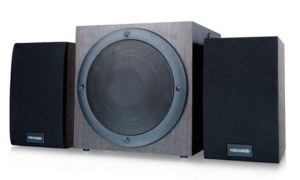 Microlab TMN-1/2.1 BT Aktivni drveni zvucnici 2.1 sistem 32W RMS (9W*2+14W) BLUETOOTH 3,5mm
