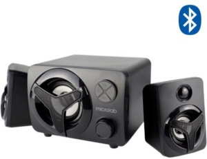Microlab U210 Aktivni zvucnici 2.1 11W (5W, 2x3W) 3,5mm, SD, FM radio, Bluetooth - Img 3
