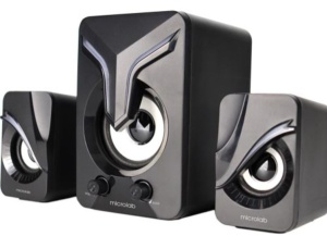 Microlab U270 Phenix Stereo zvucnici, black 11W (5W, 2x3W)USB power,3,5mm LED - Img 2
