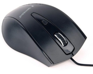MUS-4B-02 Gembird Opticki mis 800-1200Dpi 4-button black 115mm USB