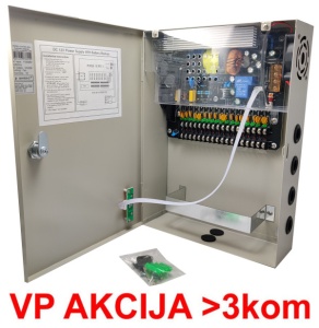 NAPRKU-12V/20A-18CH Gembird Napajanje u kutiji sa opcijom UPS (bez baterije) 2A/CH - Img 1