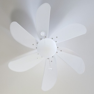 NIAROS PLAFONSKI VENTILATOR 32' SA LAMPOM, Bela - Img 3
