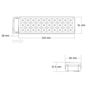 PANIK SVETILJKA LE516 LED - Img 2