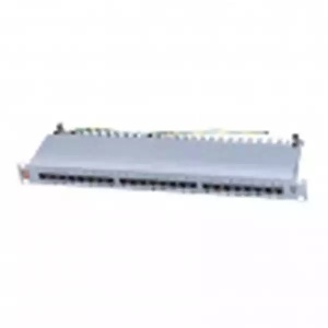 Patch panel 19/1U sa 24RJ-45 STP kat.6A Fully Shielded,dual Krone LSA&110 IDC SP6a-24-1U