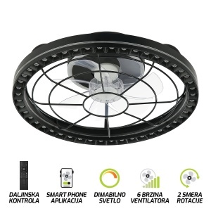 Plafonska lampa sa ventilatorom FV2001-50 - Img 2