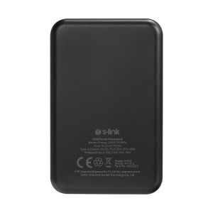 Powerbank S-LINK M100 10000mAh LCD/PD20W/Magsafe/crni - Img 2