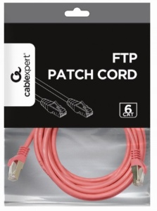 PP6-3M/RO Gembird Mrezni kabl,CAT6 FTP Patch cord 3m pink - Img 2