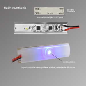 PREKIDAC NA DODIR ZA LED TRAKE LTR-SW-ALP - Img 2