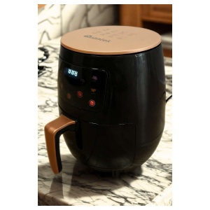 QUANTEK Q1301BK AIR FRYER SA TAJMEROM LCD 6L 1600W CRNA - Img 2