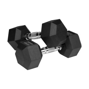 REBEL ACTIVE Gumirani HEX tegovi bučice par 2x9kg RBA-2325-09 - Img 2