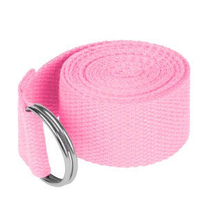 REBEL ACTIVE Kaiš i traka za jogu i istezanje roze RBA-3007-PK