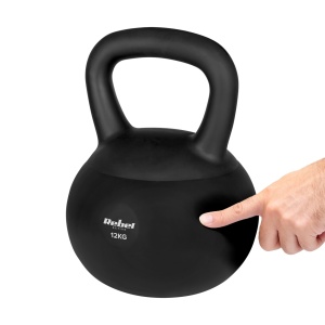 REBEL ACTIVE Meka vinilna girja Soft Kettlebell rusko zvono 12 kg RBA-2333-12 - Img 4
