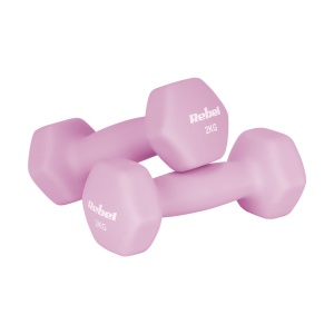 REBEL ACTIVE Set neopren HEX bučica, ukupno 12 kg (2x1kg+2x2kg+2x3kg), model RBA-2330-S3 - Img 3