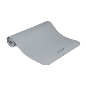 REBEL ACTIVE Strunjača (prostirka) za jogu, pilates i fitnes, 183x61 cm, debljina 1 cm, materijal TPE, siva boja, model RBA-3158-GY
