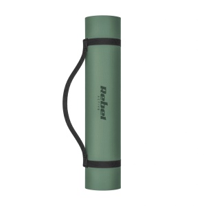 REBEL ACTIVE Strunjača prostirka za jogu, pilates i fitnes 183x61 cm debljina 4mm TPE zelena RBA-3157-2GR - Img 6