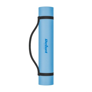 REBEL ACTIVE Strunjača prostirka za jogu, pilates i fitnes 200x90cm debljina 1cm TPE plava RBA-3159-2BL - Img 6