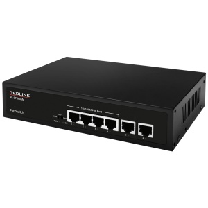 REDLINE PoE mrežni switch, 6 port RJ-45 , 4 Poe / 65W - RL-SP8606M - Img 1