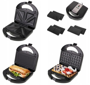 ROSTILJ GRILL MESKO MS3045 SA 3 PROMENLJIVE PLOCE 1000W - Img 2