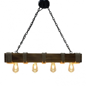 RUSTIK 171 LUSTER GREDA 4*E27 0.8met FM - Img 3