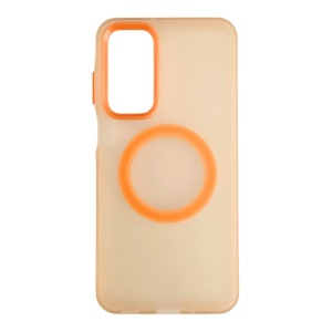 Silikonska futrola Magsafe FLURO COLOR Samsung A16 NARANDŽASTA