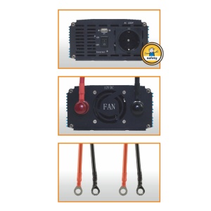 Sinusni naponski pretvarač 1000W+USB - Img 2