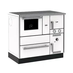 Šporet na čvrsto gorivo Alfa Term 27 NR beli, levi, ECO - Img 3