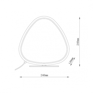 Stona LED lampa 12W, promenljiva boja svetla - Img 3