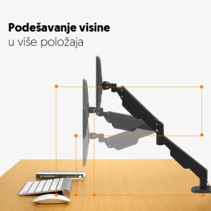 Stoni nosač za monitor 17" do 32" - Img 2