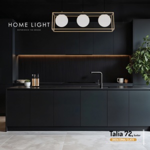 TALIA 72 LUSTER 3*E14 CRNA/ZLATO - Img 3