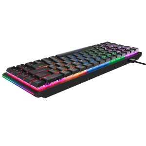 Tastatura žična gaming Rampage REBEL Low Profile mehanička crveni switch 38868 - Img 2