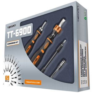 Toman Set alata, profesionalni komplet, 69 kom - TT-6900 - Img 2