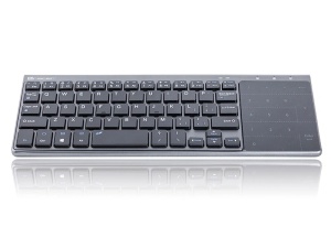TRACER Bezicna multimedijalna tastatura sa touchpad -om low profile keys crna siva RF 2,4 Ghz - Img 6