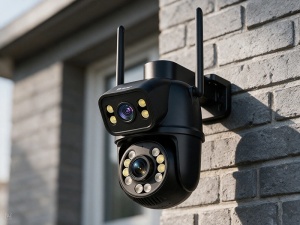 TRACER Spoljna WiFi IP kamera 2x3MP QXGA sa dvostrukim objektivom IP66 BI-KAM BK1 - Img 4