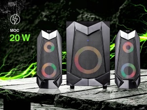 TRACER Zvucnici 2.1 20W RGB USB crni bluetooth Hi-Cube - Img 8