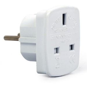 Travel adapter A-AC-UKEU-001 Gembird UK na EU suko 7.5A - Img 2