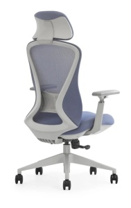 Ultra ergonomska kancelarijska stolica UGD Conference Lite Silver Blue - Img 4