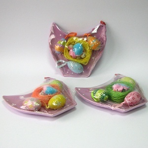 Uskrs set tanjir,gnezdo,jaja dimenzija20x20cm