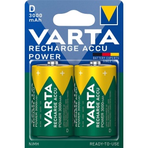 VARTA-56720B Tip D HR20 1,2V 3000mAh, Punjiva NiMH baterija PAK2 - Img 1