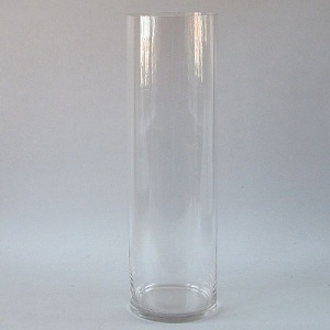 Vaza staklena cilindar dim.Ø12cm,V40cm