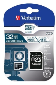 Verbatim MicroSD PRO U3 32GB (47041)