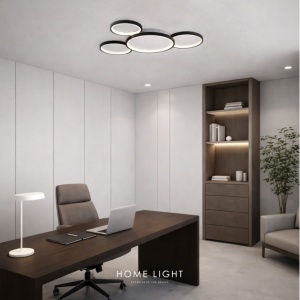 VESTA 372 PLAFONSKA SVETILJKA LED 60W 3000K CRNA - Img 5