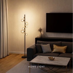 VESTA 601 PODNA LAMPA 7*G9 CRNA - Img 5