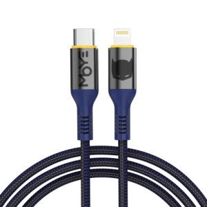 WB Moye Batman USB-C to Lightning Charging Cable 01 1m