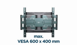 WM-80ST-01 Gembird TV nosac okretanje/tilt 40-80 VESA max.60x40cm, max 50kg, drzac - Img 3