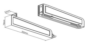WM-U35-01-W Gembird Univerzalni celicni zidni nosaci, 35 kg, beli - Img 3