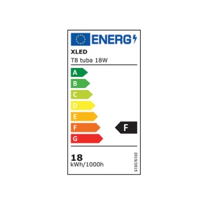 XLED T8 tuba 18W dvostrana Led cev 1200mm/Glass+PC,6500K - Img 2