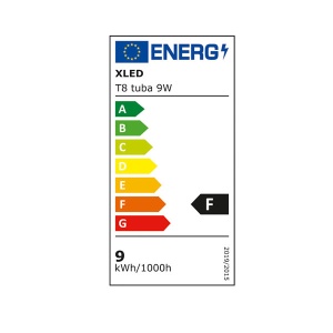 XLED T8 tuba 9W Led cev 600mm/Glass+PC,6500K jednostrana - Img 2