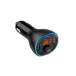Xwave BT 87 FM transmiter za kola,Bluetooth LED Display,BASS booster,PD20W+QC3.0 brzo punjenje,38W - Img 2