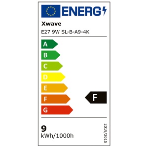 Xwave E27 9W SL-B-A9-4K LED Sijalica 4000K/820Lm,Bela - Img 2